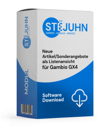 Neue Artikel/Sonderangebote als Listenansicht (GX4)